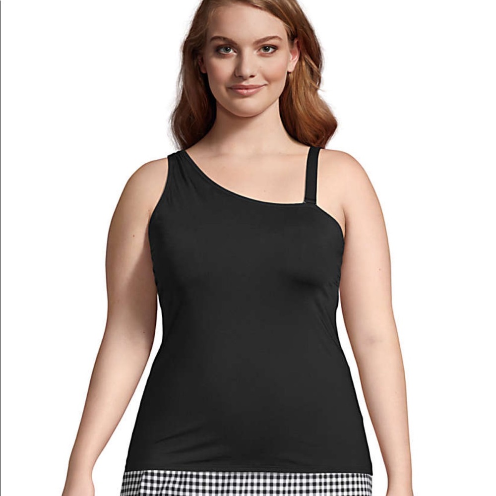Lands End Tankini black pants me sholder - Picture 7 of 9